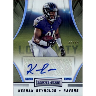 2016 Rookies and Stars Rookie Longevity Signatures True Blue #85 Keenan Reynolds