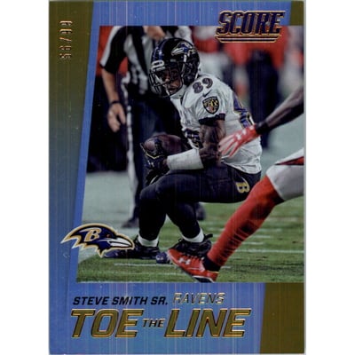 2016 Score Toe the Line Jumbo Gold #12 Steve Smith
