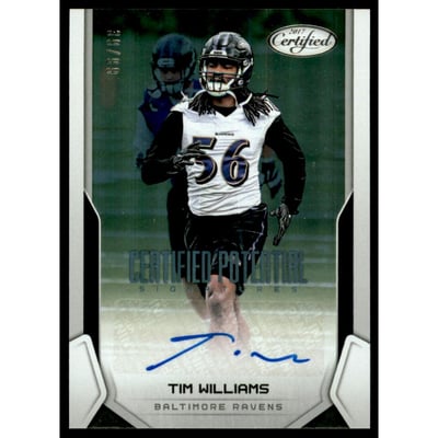 2017 Certified Potential Signatures #18 Tim Williams