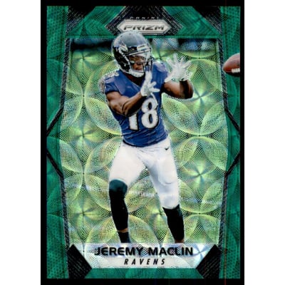 2017 Panini Prizm Prizms Green Scope #152 Jeremy Maclin
