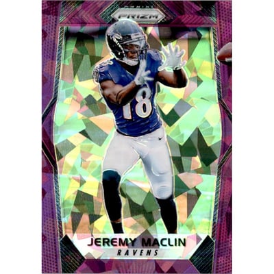 2017 Panini Prizm Prizms Purple Crystals #152 Jeremy Maclin