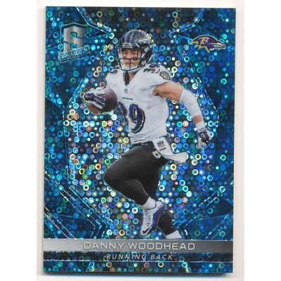 2017 Panini Spectra Neon Blue #95 Danny Woodhead