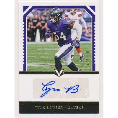 2017 Panini Vertex Vertex Signatures #49 Tyus Bowser/199