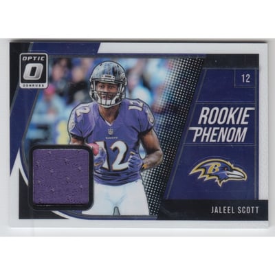 2018 Donruss Optic Rookie Phenoms Jerseys Horizontal #27 Jaleel Scott
