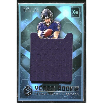 2018 Panini Elements Xenon Rookie Jumbo Materials #12 Hayden Hurst/125