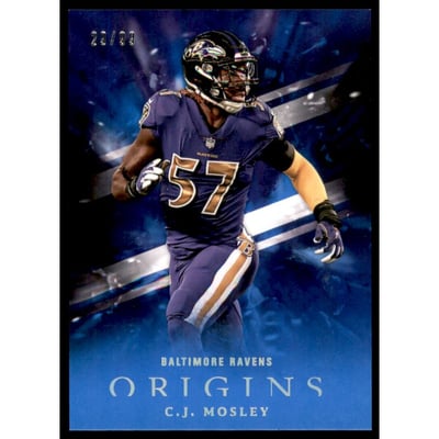 2018 Panini Origins Blue #36 C.J. Mosley