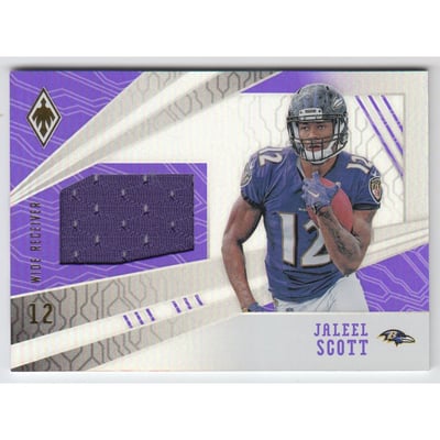 2018 Panini Phoenix Rookie Jerseys Purple #31 Jaleel Scott