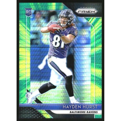 2018 Panini Prizm Prizms Hyper #208 Hayden Hurst