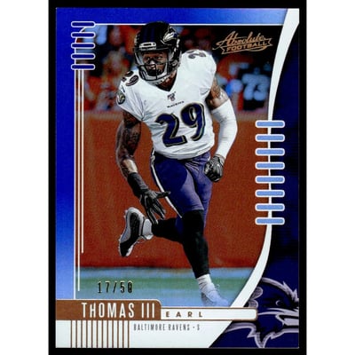 2019 Absolute Spectrum Blue #15 Earl Thomas III