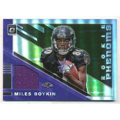 2019 Donruss Optic Rookie Phenoms Jerseys Horizontal #RP30 Miles Boykin