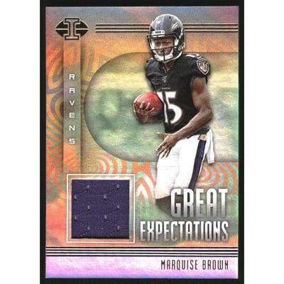 2019 Panini Illusions Great Expectations Jerseys #GEMBO Marquise Brown