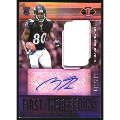 2019 Panini Illusions #129 Miles Boykin JSY AU/299 RC
