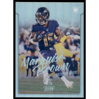 2019 Panini Luminance #209 Marquise Brown/(inserted in 2019 Panini Chronicles)