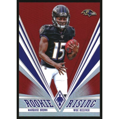 2019 Panini Phoenix Rookie Rising Red #5 Marquise Brown