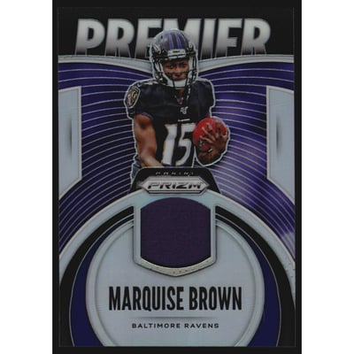 2019 Panini Prizm Premier Jerseys #17 Marquise Brown