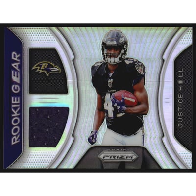 2019 Panini Prizm Rookie Gear #12 Justice Hill