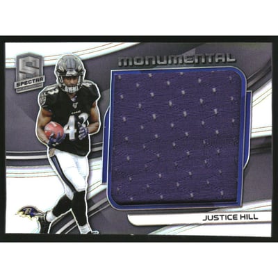2019 Panini Spectra Monumental Memorabilia #27 Justice Hill