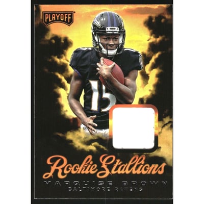 2019 Playoff Rookie Stallions Jerseys #7 Marquise Brown