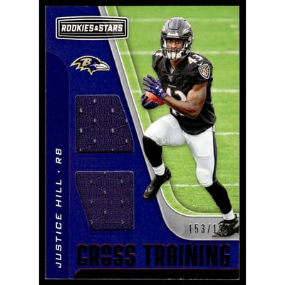2019 Rookies and Stars Cross Training Jerseys #22 Justice Hill/199