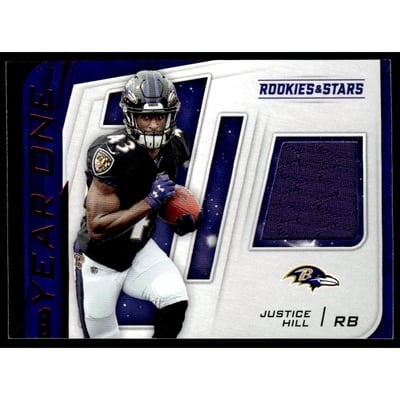 2019 Rookies and Stars Year One Jerseys #8 Justice Hill