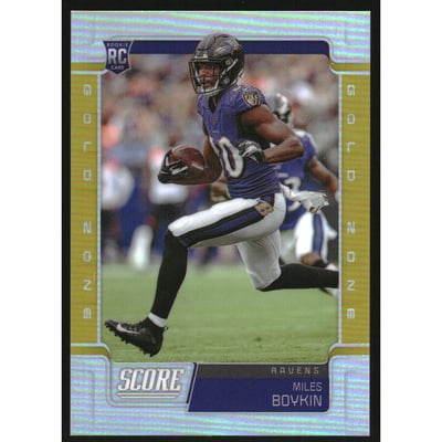 2019 Score Gold Zone #464 Miles Boykin/(inserted in 2019 Panini Chronicles)