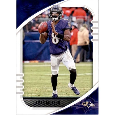 2020 Absolute Blue #85 Lamar Jackson