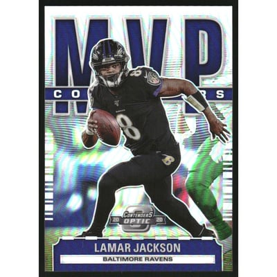 2020 Panini Contenders Optic MVP Contenders #1 Lamar Jackson