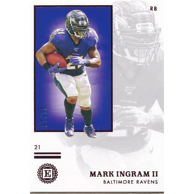 2020 Panini Encased Ruby #15 Mark Ingram II