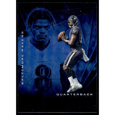 2020 Panini Illusions Sapphire #3 Lamar Jackson