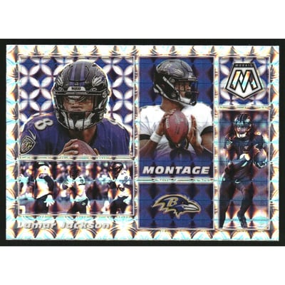 2020 Panini Mosaic Montage Mosaic #M3 Lamar Jackson