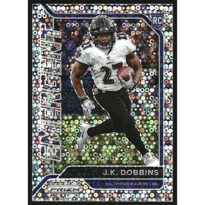 2020 Panini Prizm Emergent Prizms No Huddle #5 J.K. Dobbins