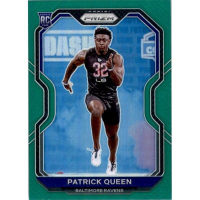 2020 Panini Prizm Prizms Green #381 Patrick Queen