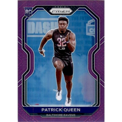 2020 Panini Prizm Prizms Purple #381 Patrick Queen