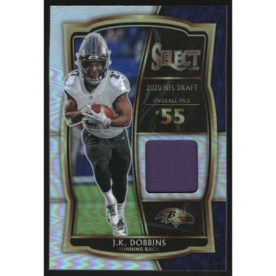 2020 Select Draft Selections Memorabilia Prizm #20 J.K. Dobbins