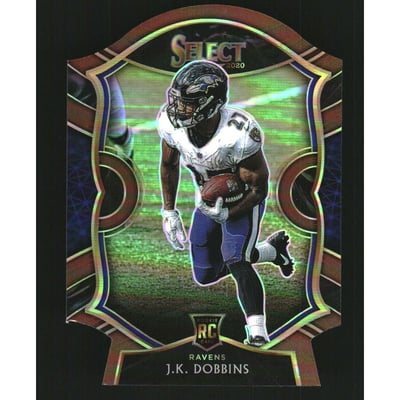 2020 Select Prizm Copper Die Cut #52 J.K. Dobbins