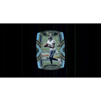 2020 Select Prizm Light Blue Die Cut #203 Lamar Jackson