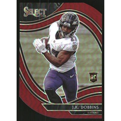 2020 Select Prizm Maroon Die Cut #352 J.K. Dobbins