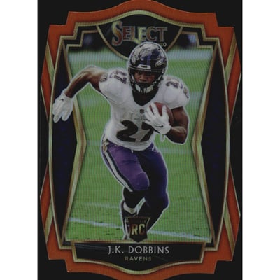 2020 Select Prizm Orange Die Cut #152 J.K. Dobbins