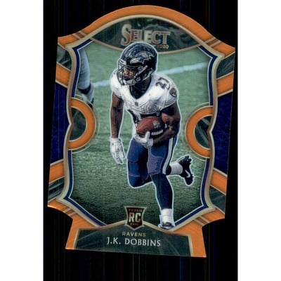 2020 Select Prizm Orange Die Cut #52 J.K. Dobbins