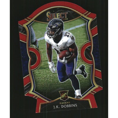 2020 Select Prizm Red Die Cut #52 J.K. Dobbins