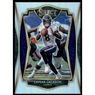2020 Select Prizm Silver #102 Lamar Jackson
