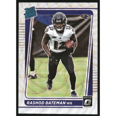 2021 Donruss Optic Wave #210 Rashod Bateman RR