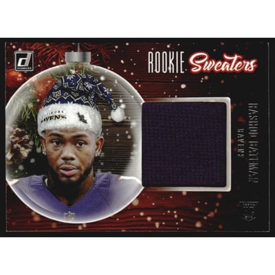 2021 Donruss Rookie Holiday Sweater #15 Rashod Bateman