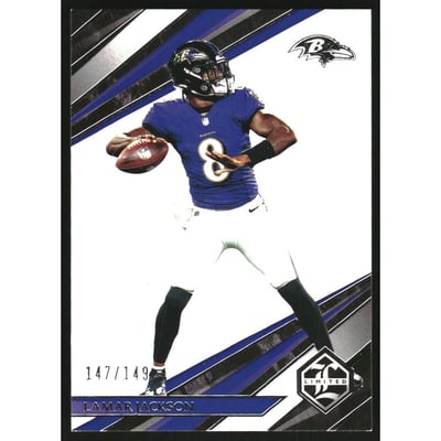 2021 Limited Silver Spotlight #17 Lamar Jackson