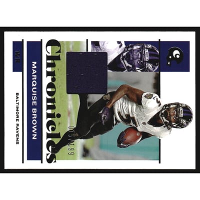 2021 Panini Chronicles Jerseys #9 Marquise Brown