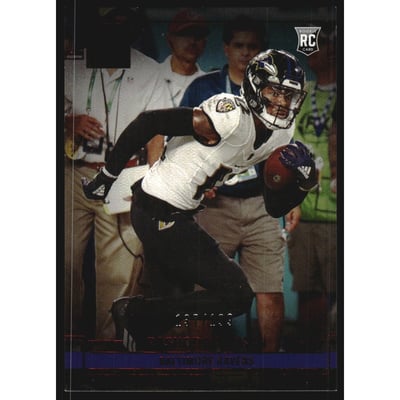 2021 Panini Chronicles Panini Red #28 Rashod Bateman