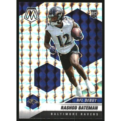 2021 Panini Mosaic Mosaic #249 Rashod Bateman DEB