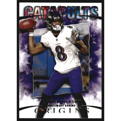 2021 Panini Origins Catapults #6 Lamar Jackson