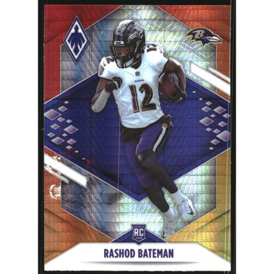 2021 Panini Phoenix Fire Burst #113 Rashod Bateman