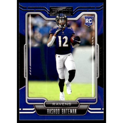 2021 Panini Playbook #113 Rashod Bateman RC